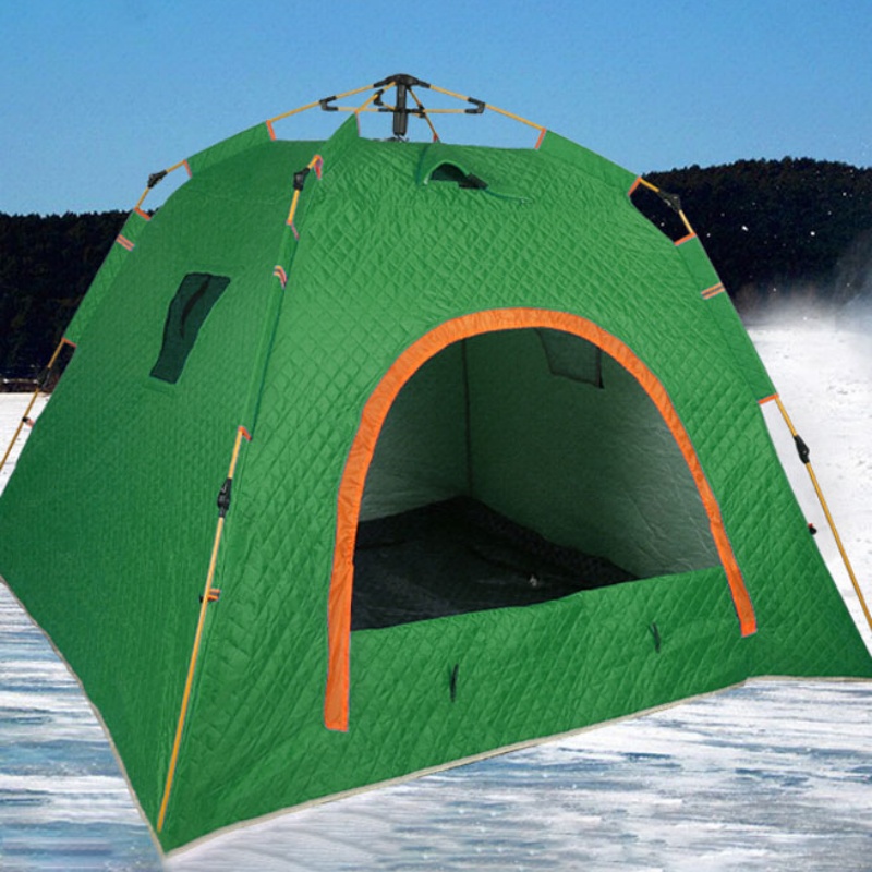 Fishing Equipment You Need - Three-Layer Outdoor Ice Fishing Tent Fully