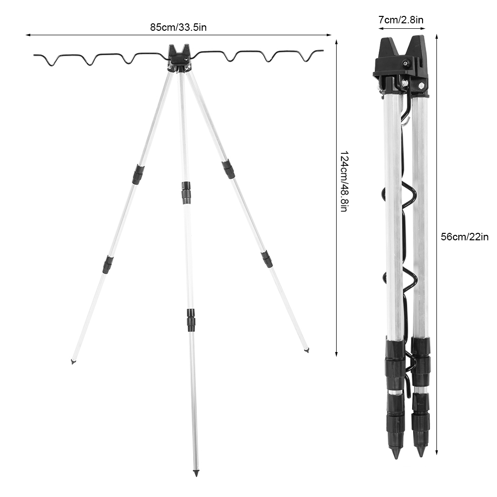 Fishing Pole Tripod Holders Mu - Fishing Rod Pod ulasan dan harga