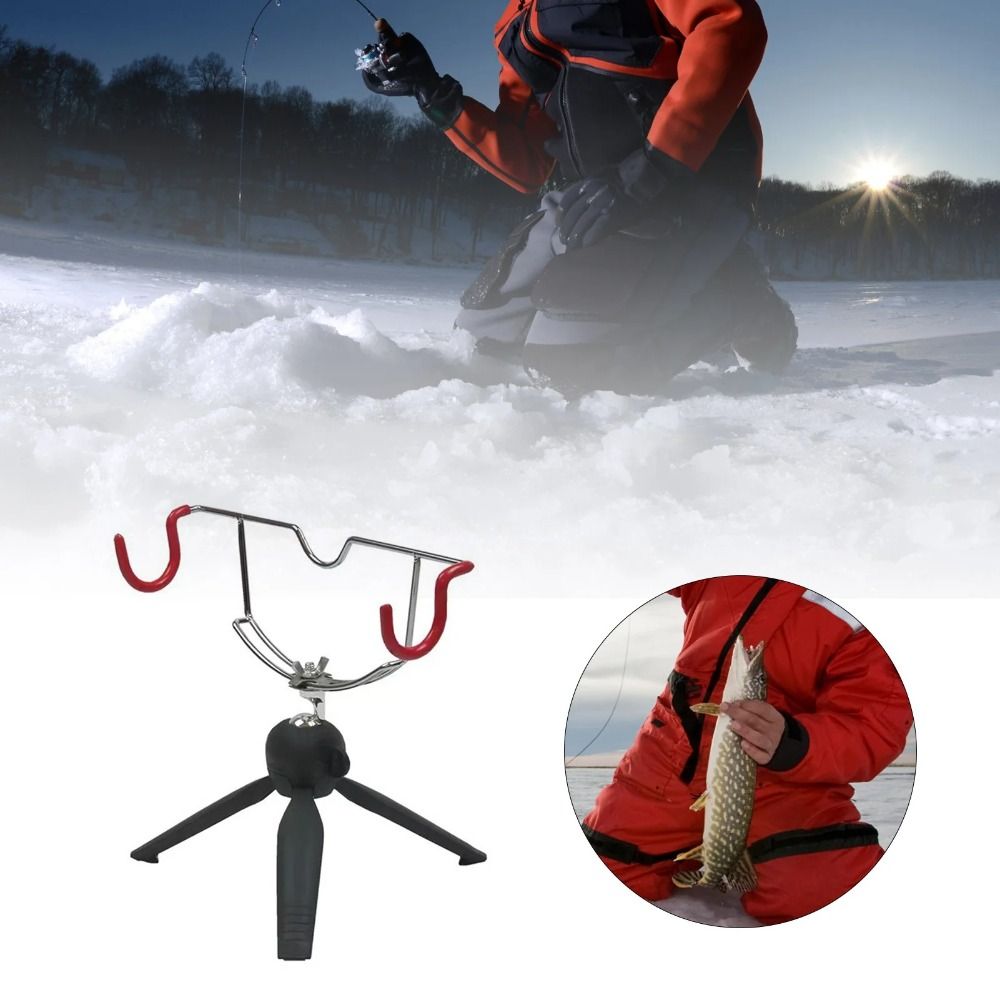 360° Adjustable Ice Fishing Ro - Fishing Rod Pod ulasan dan harga