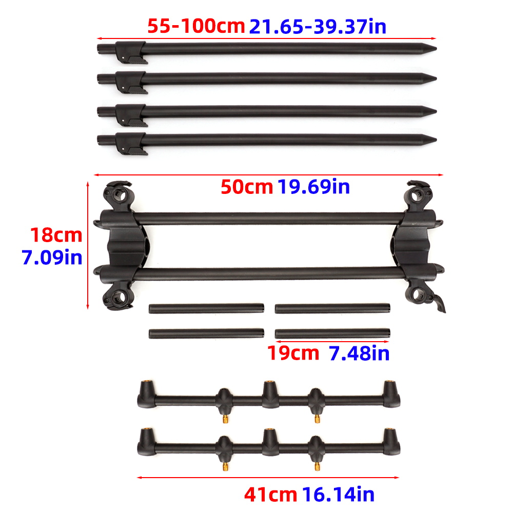 Hirisi Carp Fishing Rod Pod Se - Fishing Rod Pod ulasan dan harga
